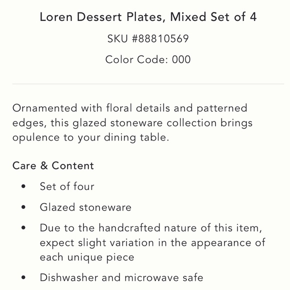 Anthropologie Blue and Yellow Dinnerware Collection - Picture 2 of 3